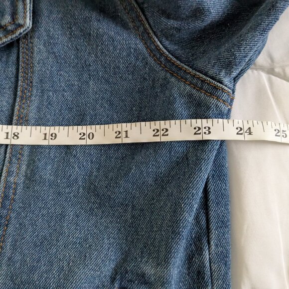 Union Pacific Jean Jacket Men's XL Blue Railroad Portland Service Unit 150 Years - Picture 12 of 13